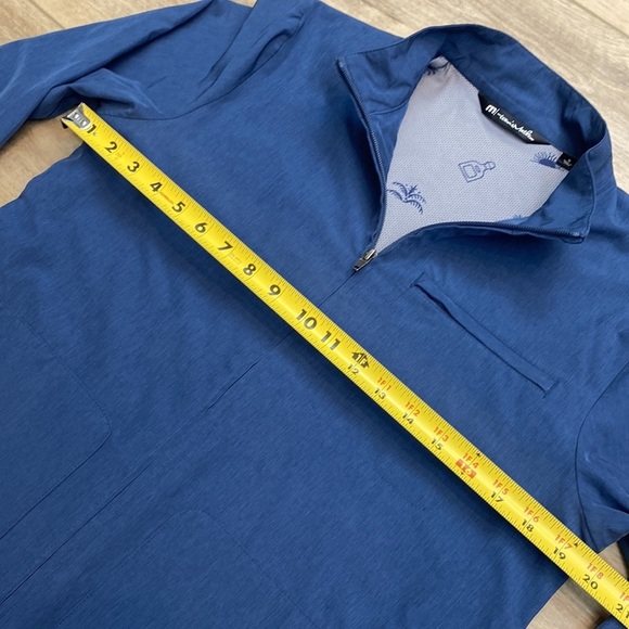 Travis Mathew Stormchaser Lightweight Windbreaker Jacket Golf full zip Blue‎ - Picture 15 of 16